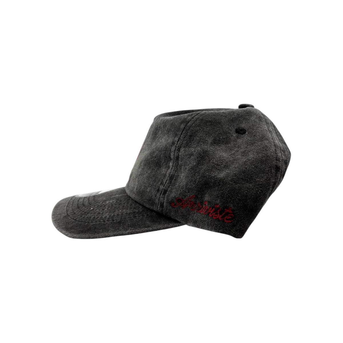 Arriviste Serif A Snapback Hat Washed Black
