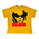 Satoshi Nakamoto Sunglass Girl Tee Yellow