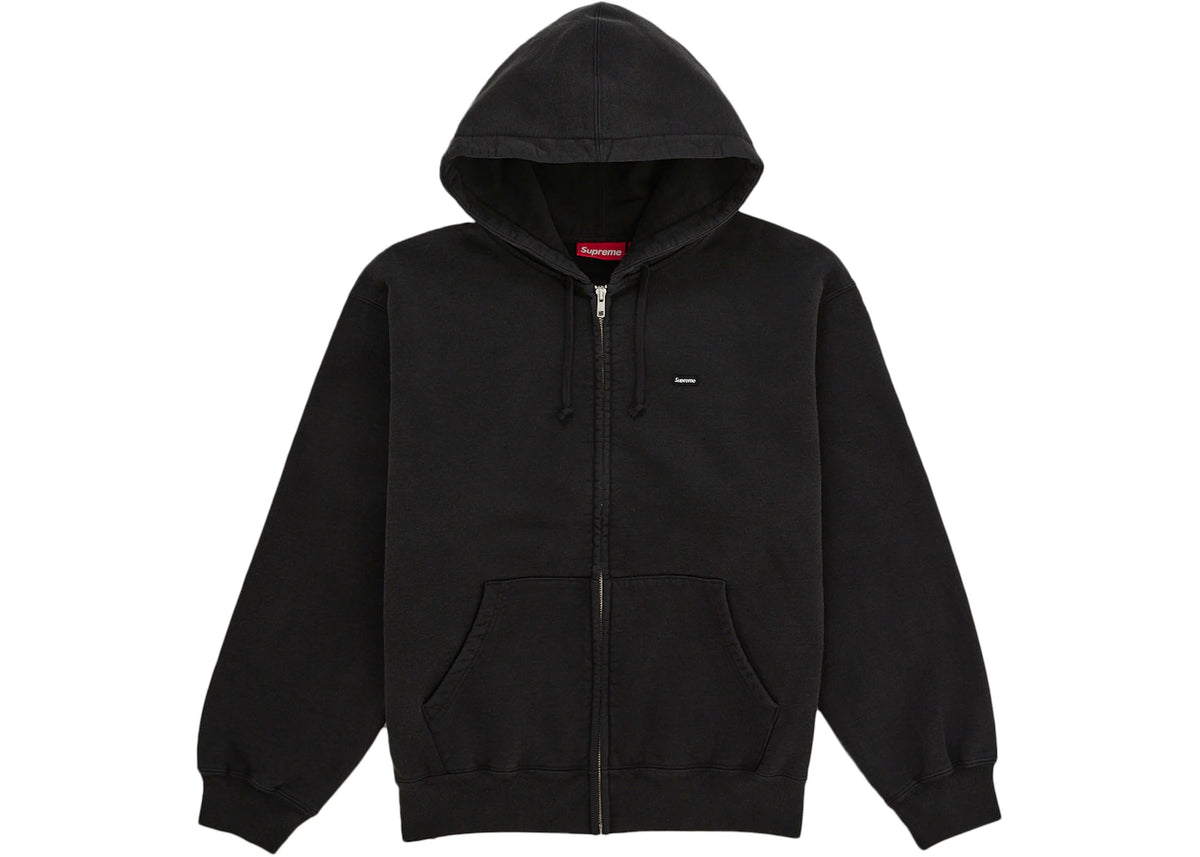 Supreme Small Box Zip Up Sweatshirt (SS26) Black