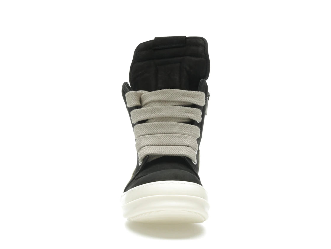 Rick Owens Geobasket Jumbo Lace High Black Milk