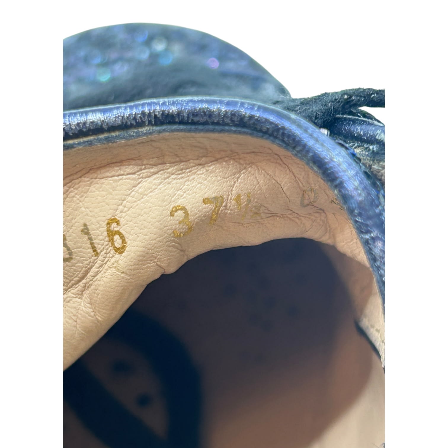 Gucci Peggy Glitter Platform Sneakers