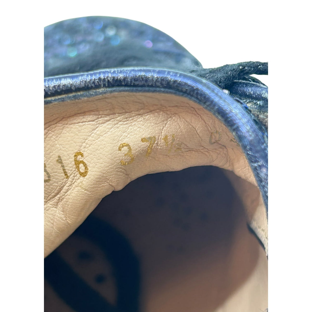 Gucci Peggy Glitter Platform Sneakers