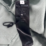 Balenciaga DIY Imprint Cropped Hoodie Sage Green