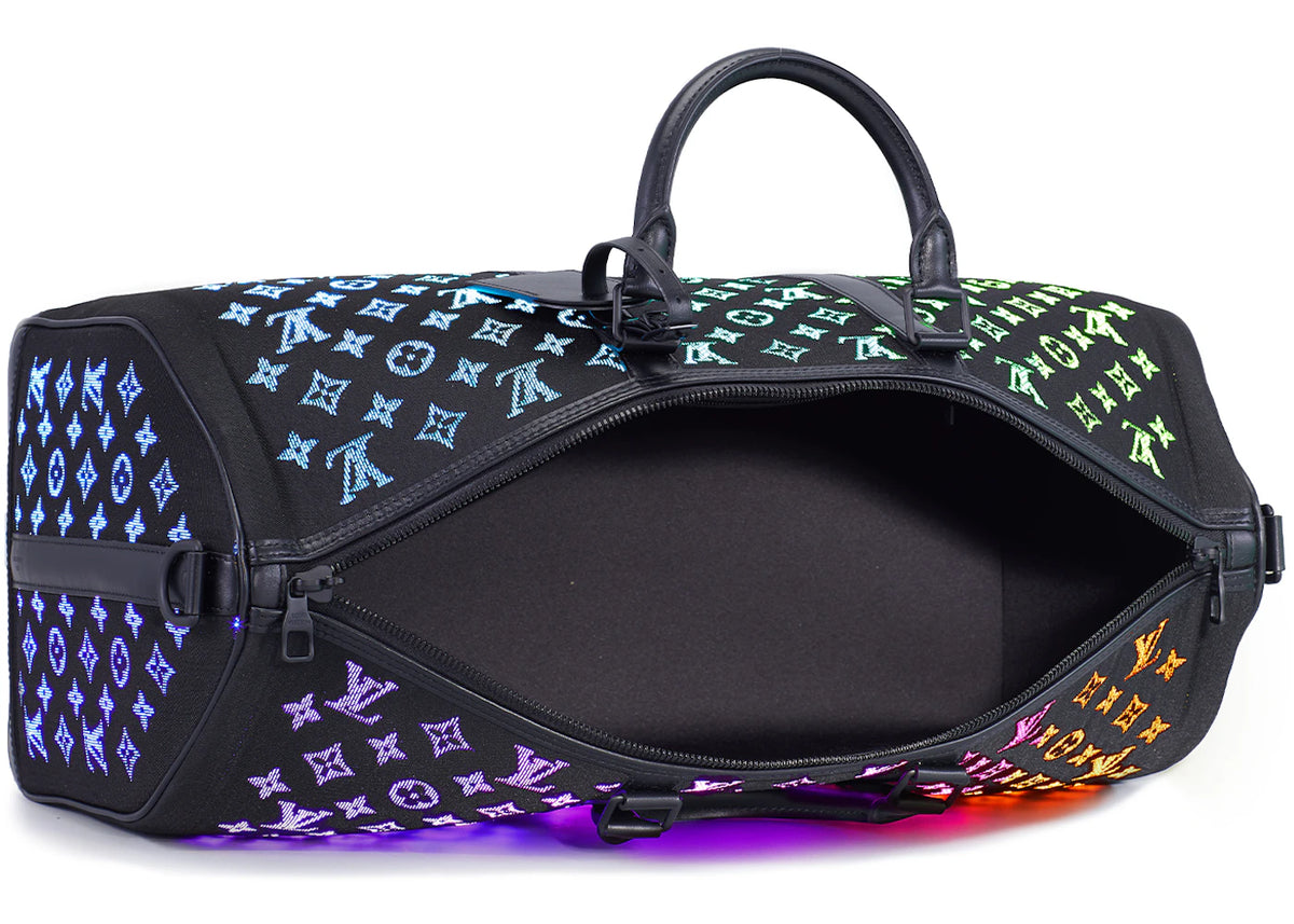 Louis Vuitton Keepall LED Monogram 50 Black