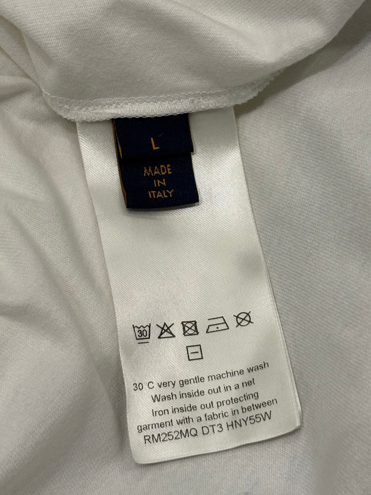 Louis Vuitton Embossed LV T-Shirt White