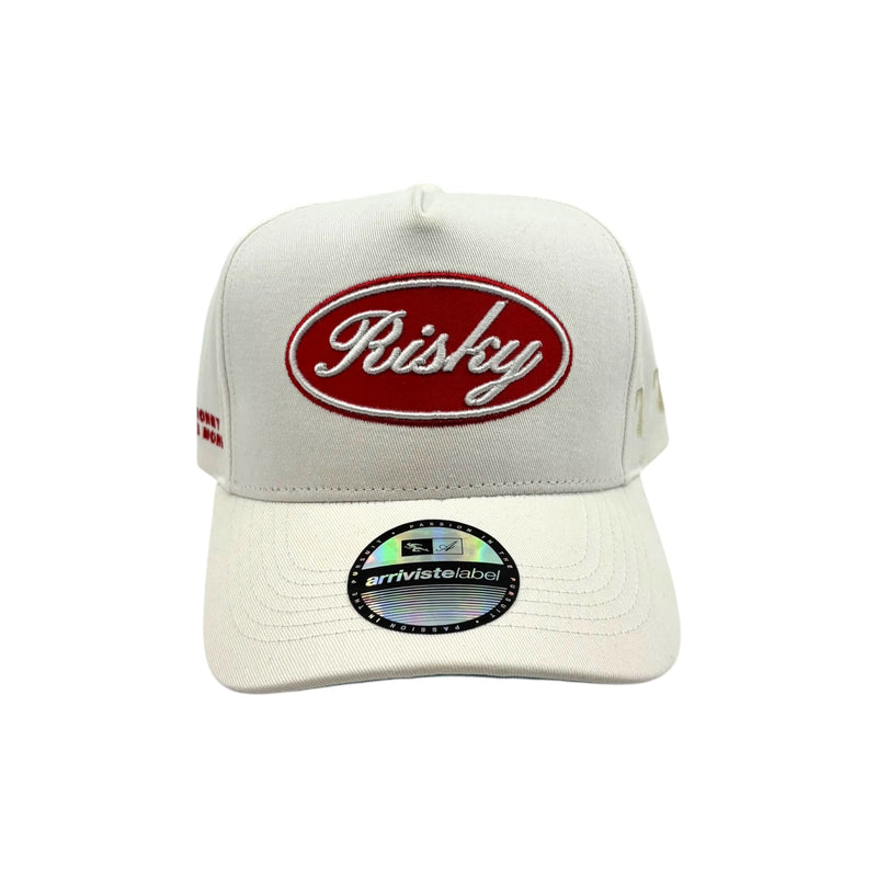 Arriviste Risky Snapback Hat White