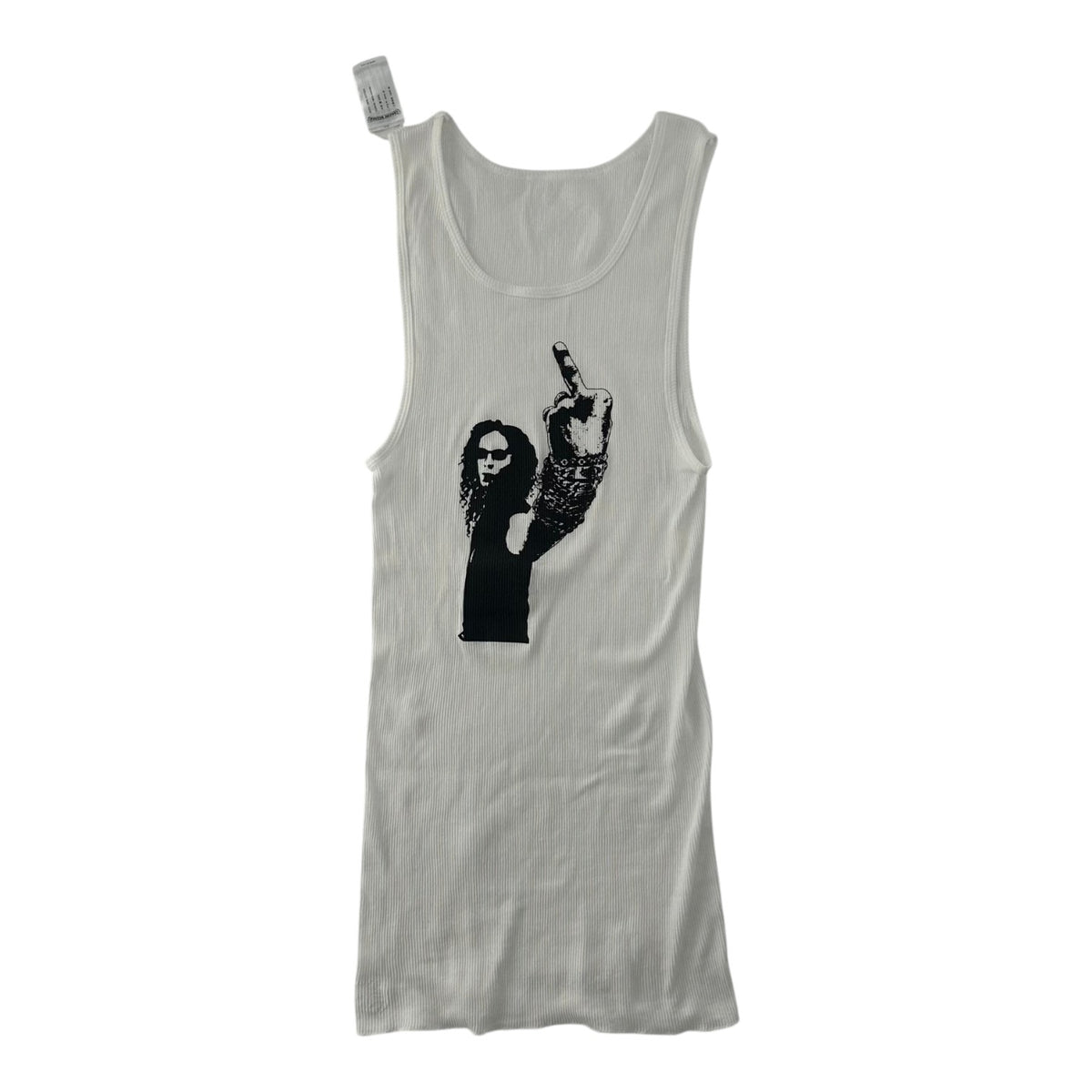 Chrome Hearts Richard Stark Middle Finger Tank Top White