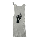 Chrome Hearts Richard Stark Middle Finger Tank Top White