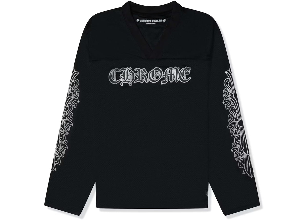 Chrome Hearts Mesh Stadium Longsleeve Jersey Black