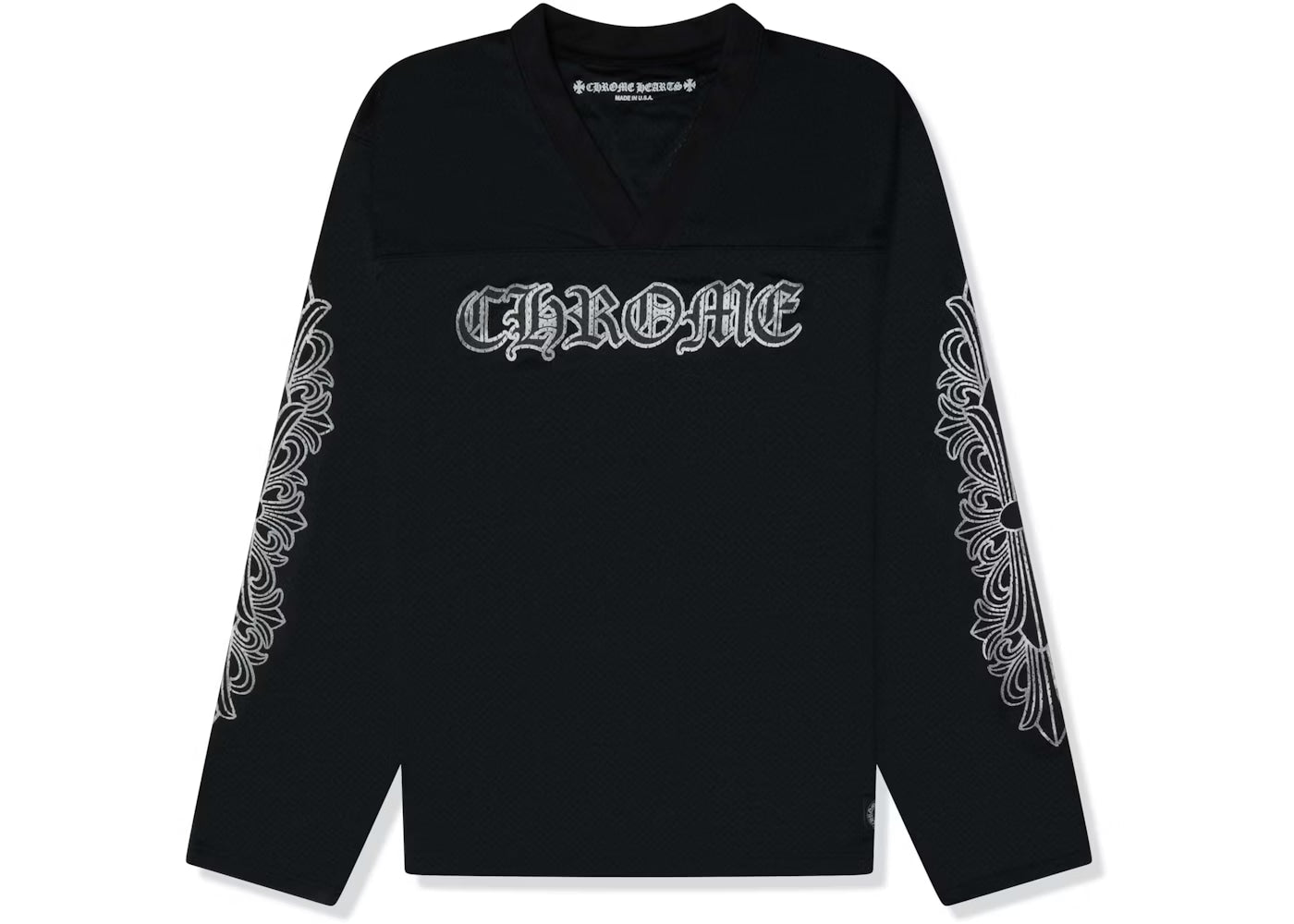 Chrome Hearts Mesh Stadium Longsleeve Jersey Black