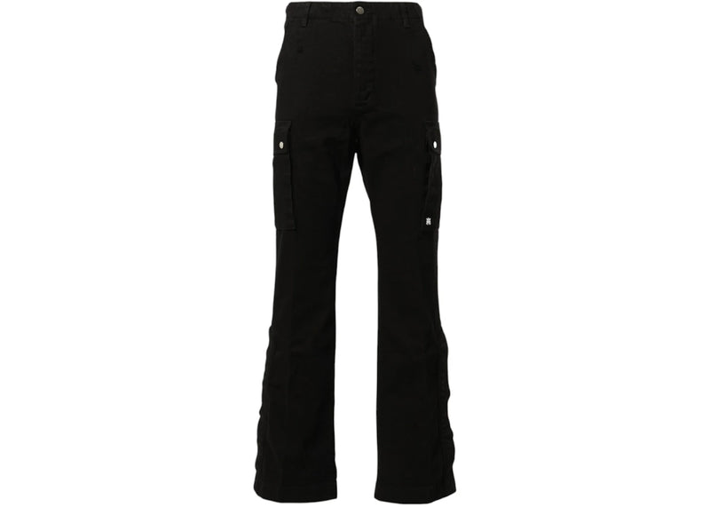 AMIRI M65 Cargo Kick Flare Leg Jeans Black