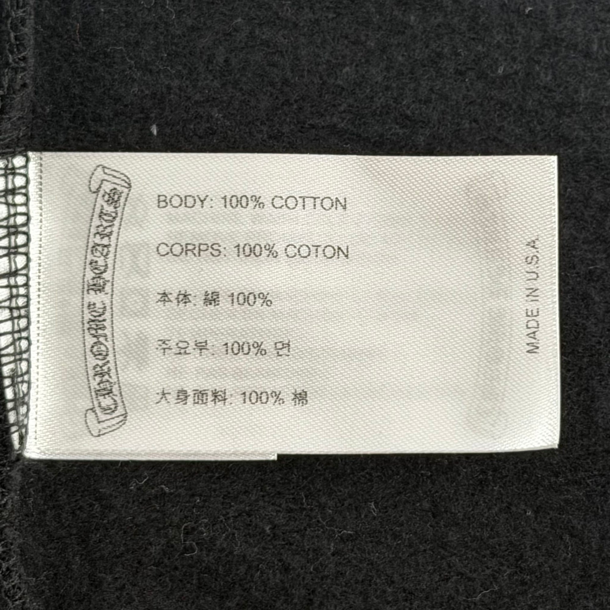 Chrome Hearts Zip Up Black Glitter