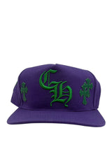 Chrome Hearts Cross Patch Hat 'Purple'
