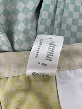 Louis Vuitton Damier Gradient Jacquard Denim Cargo Pants Multicolor