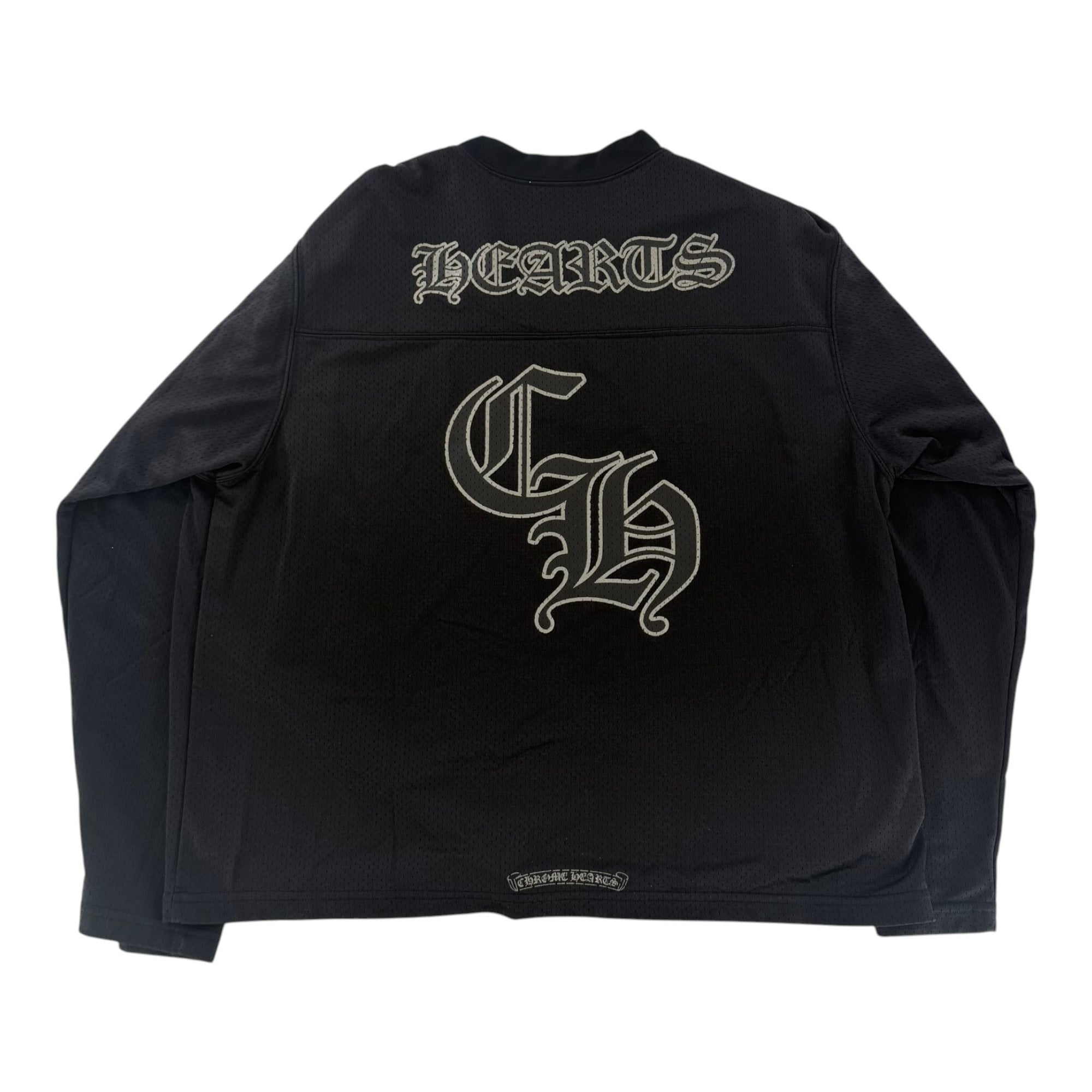 Chrome Hearts Mesh Stadium Longsleeve Jersey Black