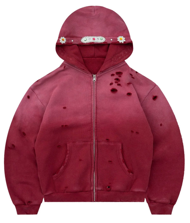 Bravest Studios Red Sapphire Zip Hoodie