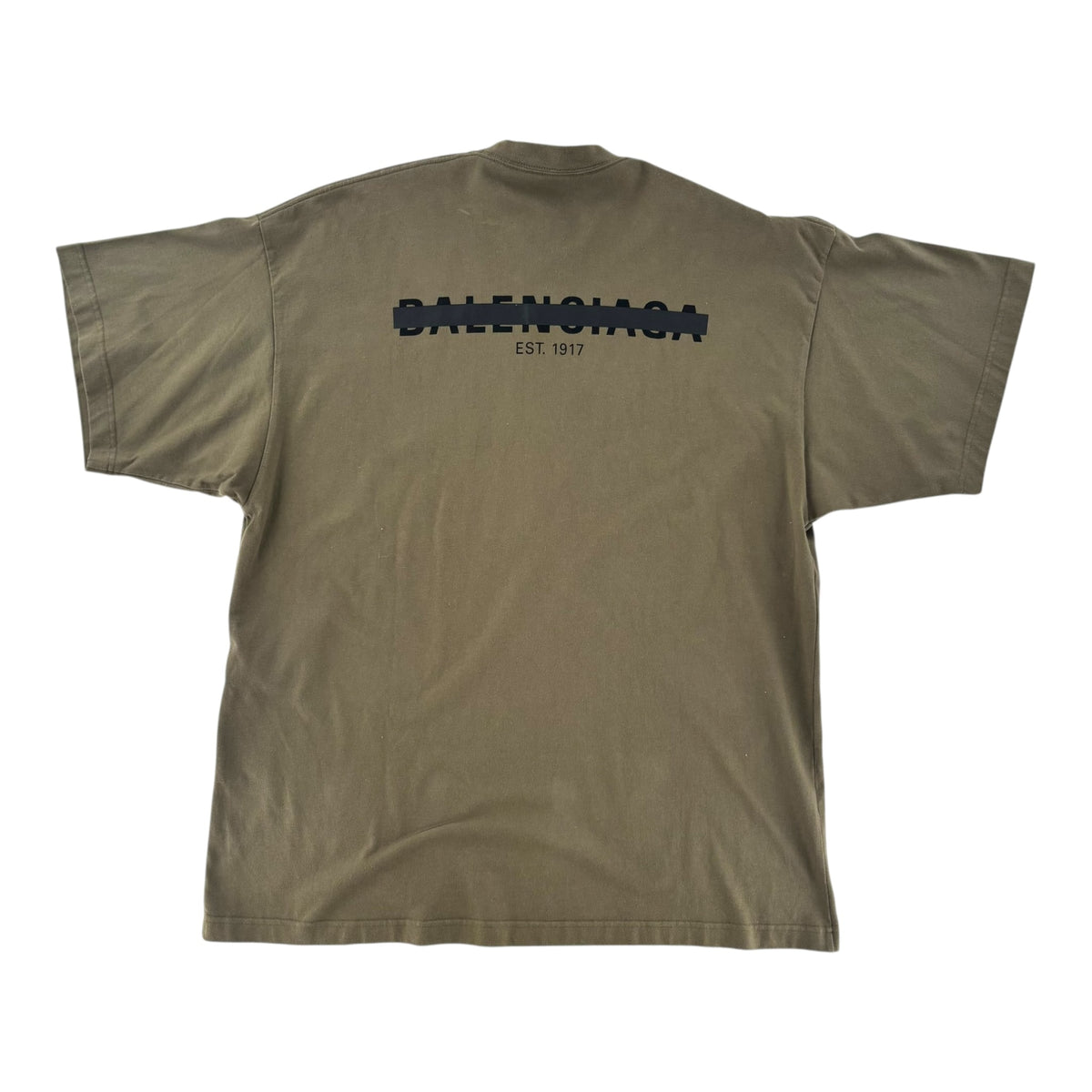 Balenciaga Strike 1917 T-Shirt Green