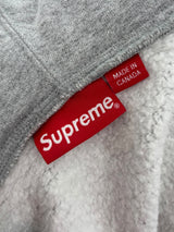 Supreme Small Box Zip Up Hooded Sweatshirt (FW25) Heather Grey