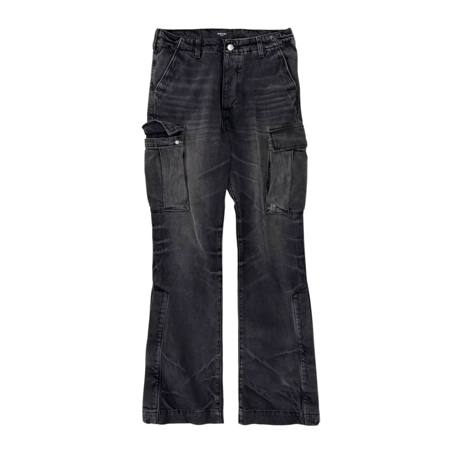 Amiri Cargo Jeans Black