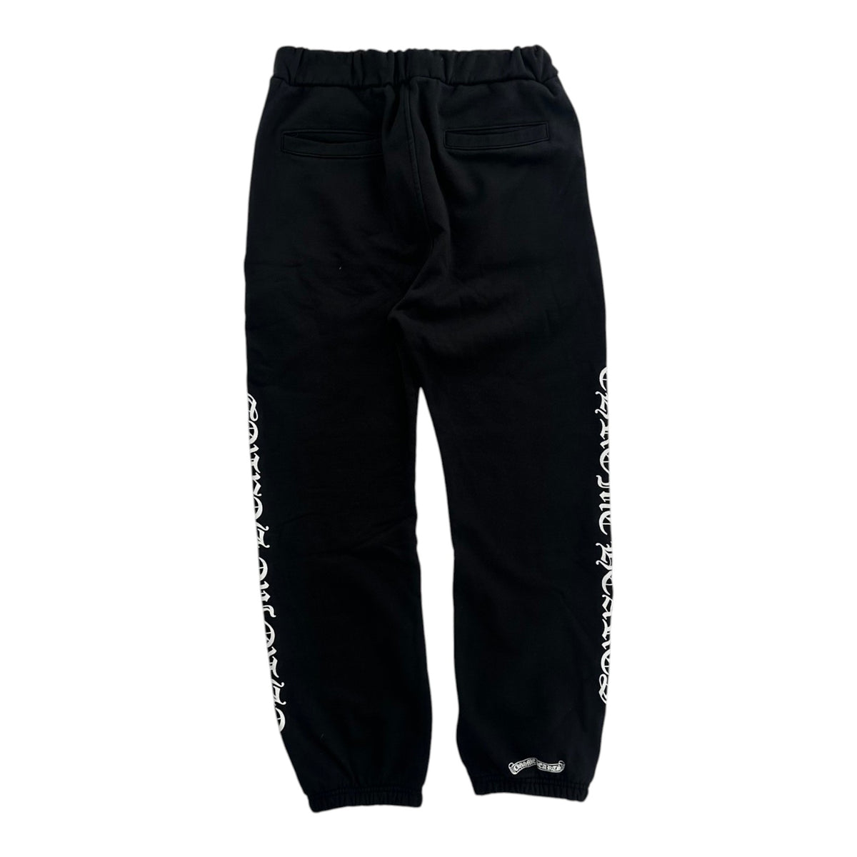 Chrome Hearts Scroll Logo Sweatpants Black