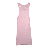 Chrome Hearts T-Bar Cross Tank Top Pink