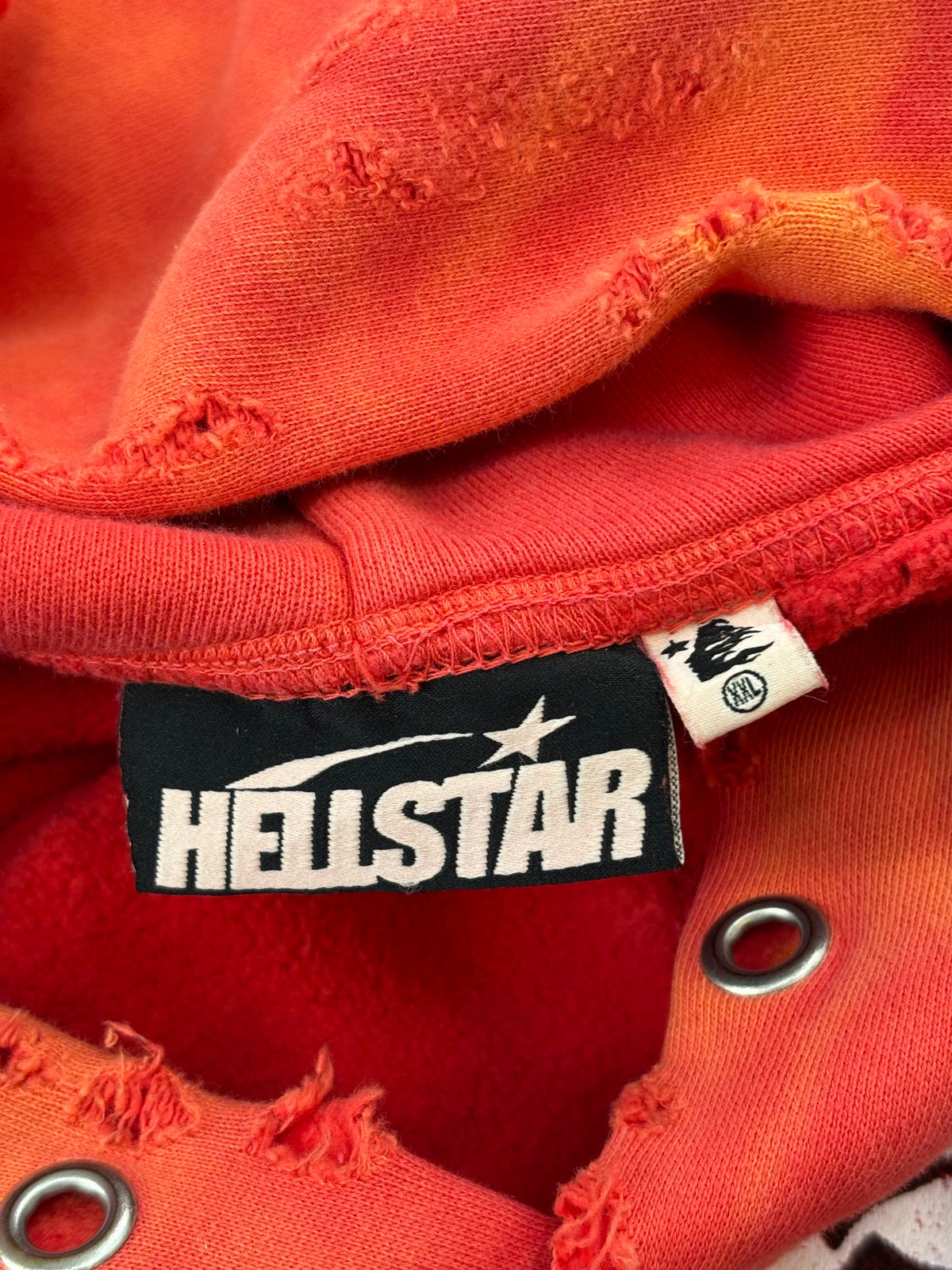 Hellstar Records Pullover Hoodie Red