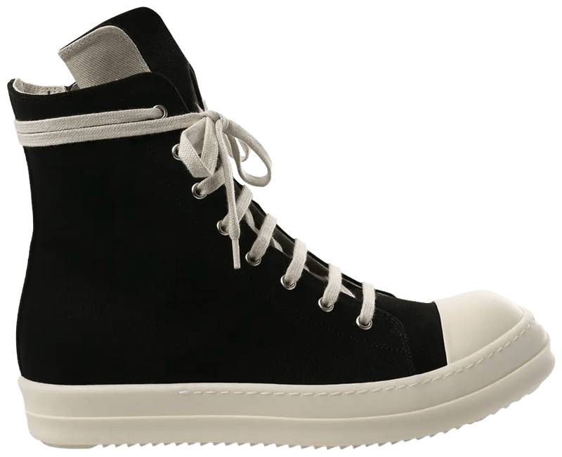 Rick Owens DRKSHDW High Top Black Milk