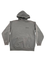 Balenciaga Grey Embroidered Hoodie