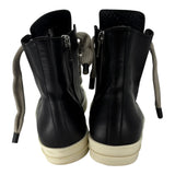 Rick Owens Jumbo Lace Sneakers Black Milk
