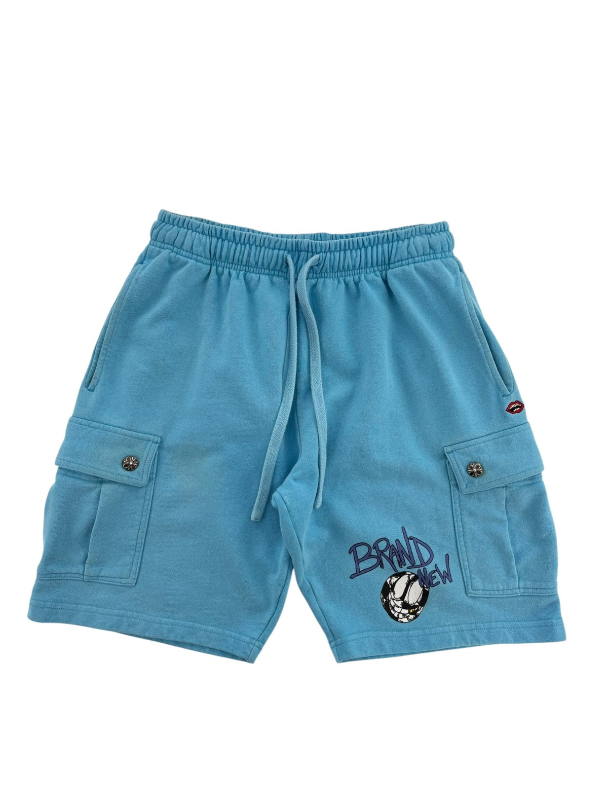 Chrome Hearts Matty Boy Brain New Shorts Blue