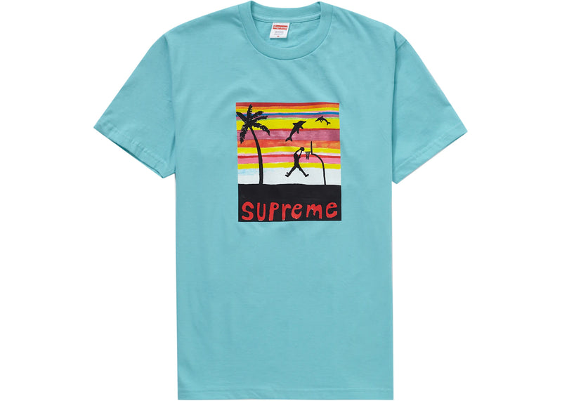 Supreme Dunk Tee Light Teal