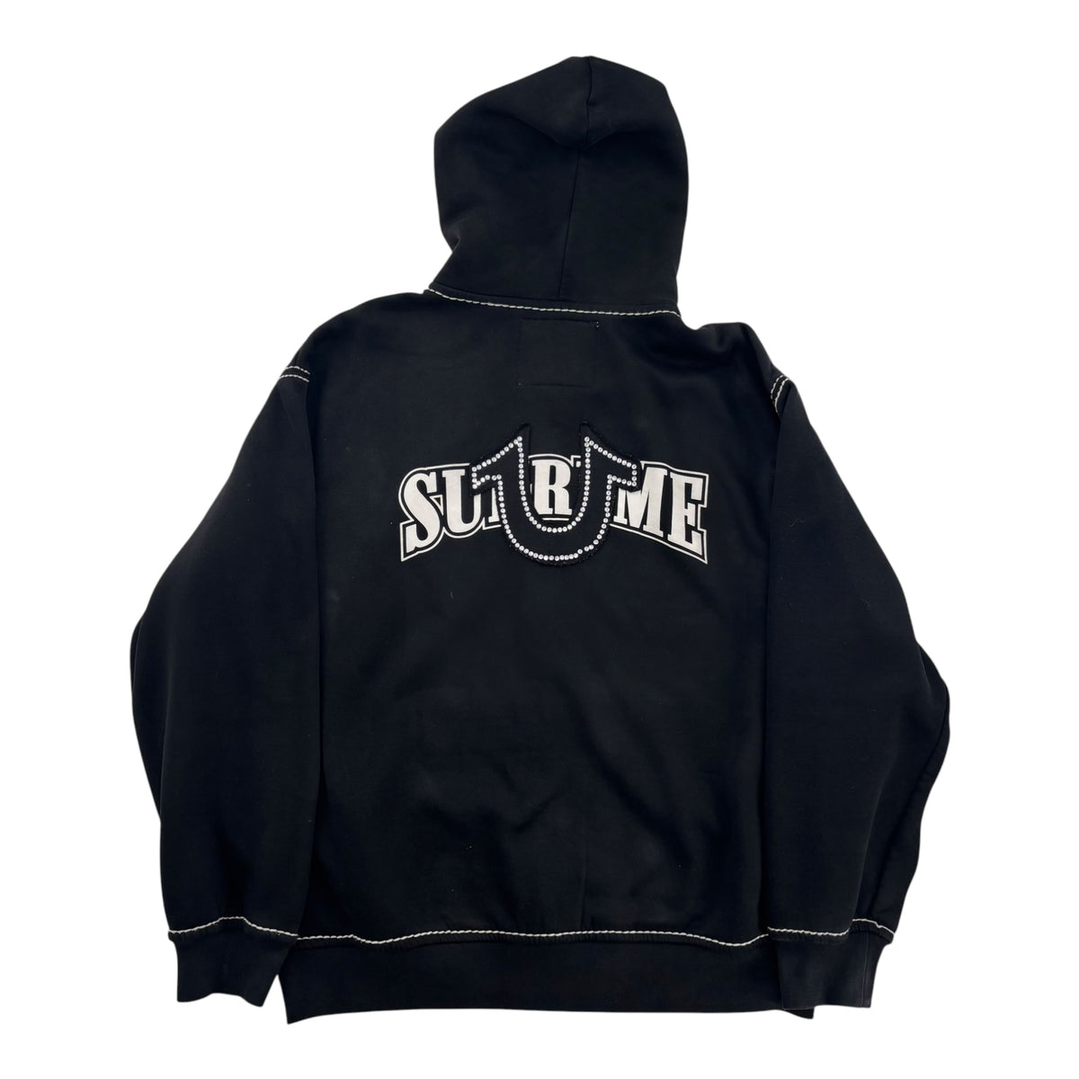 Supreme True Religion Zip Up Hooded Sweatshirt (FW25) Black