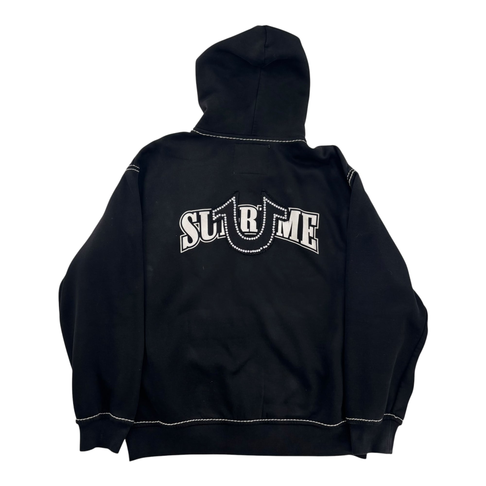 Supreme True Religion Zip Up Hooded Sweatshirt (FW25) Black