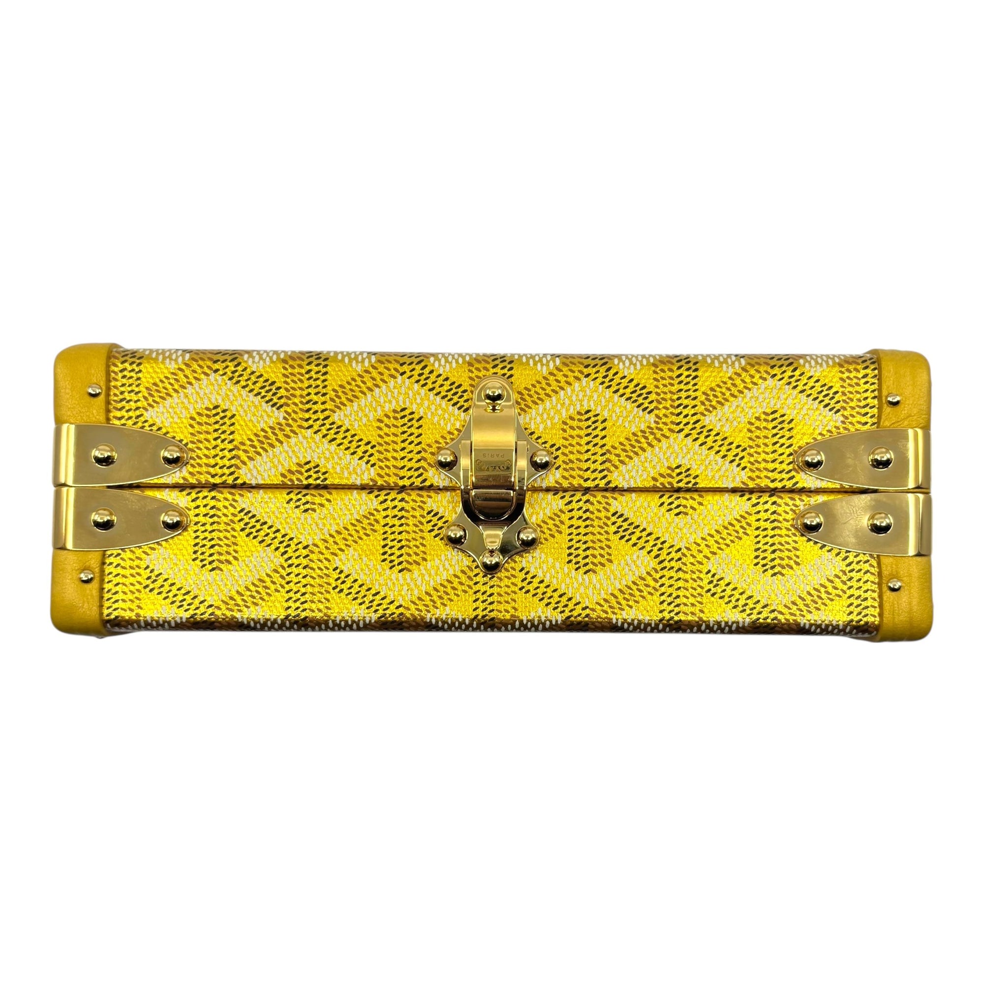 Goyard Minaudiere Trunk Bag Gold