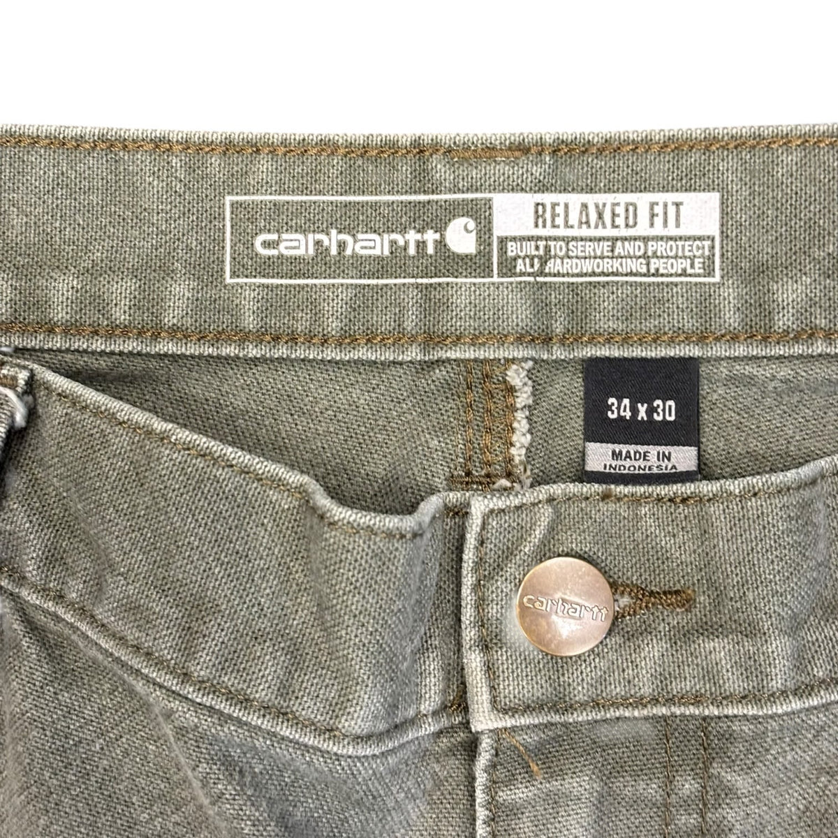 Carhartt Work Green Double Knee