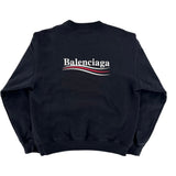 Balenciaga Political Campaign Crewneck Black/White/Red