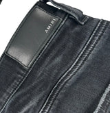 Amiri MX1 Jeans Black Blue Flannel Ribbed