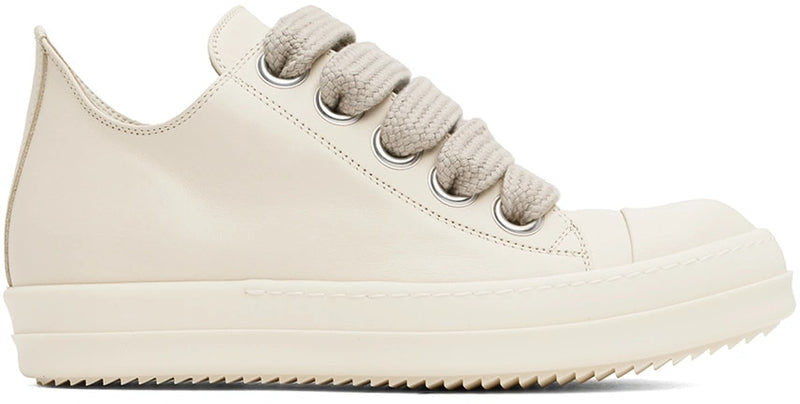 Rick Owens Wmns Lido Jumbo Laced Sneaker Low Milk