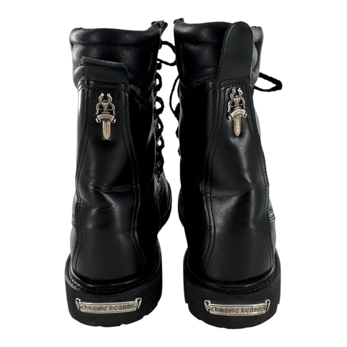 Chrome Hearts Fireman Boot Black