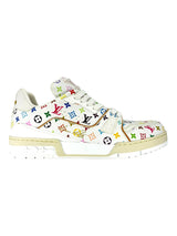 Louis Vuitton LV Trainer Takashi Murakami White