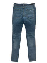 Amiri MX1 Leather Patch Jeans Blue/Black