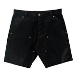 Chrome Hearts Double Knee Carpenter Shorts Black