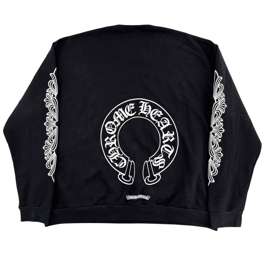 Chrome Hearts Horshoe Logo Sweatshirt Black