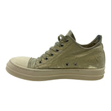 Rick Owens DRKSHDW Ramone Low Foil Metallic Pale Sneaker