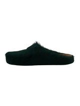 Marni Furry Slides Green