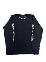 Chrome Hearts Neck Logo Pocket Long-Sleeve Tee 'Black/White'