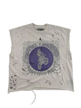 Satoshi Globe of Death Cutoff Tee White