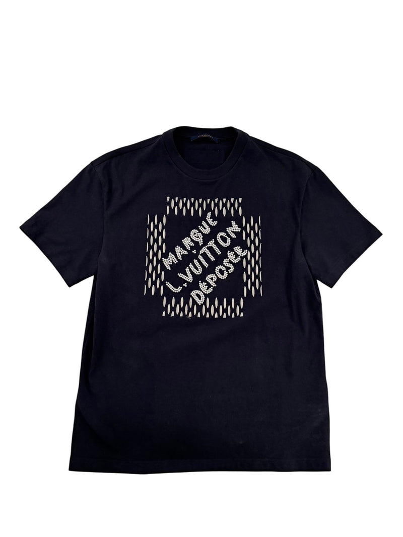 Louis Vuitton Beaded Marqui Tee Navy