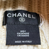 Chanel Knit CC Logo Cashmere Beanie