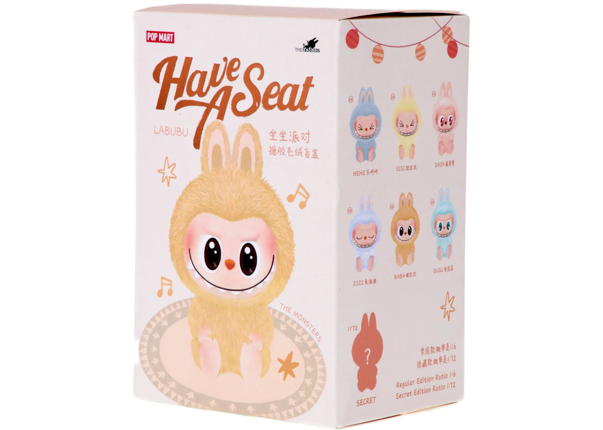Pop Mart Labubu The Monsters Have a Seat Vinyl Plush Single Blind Box